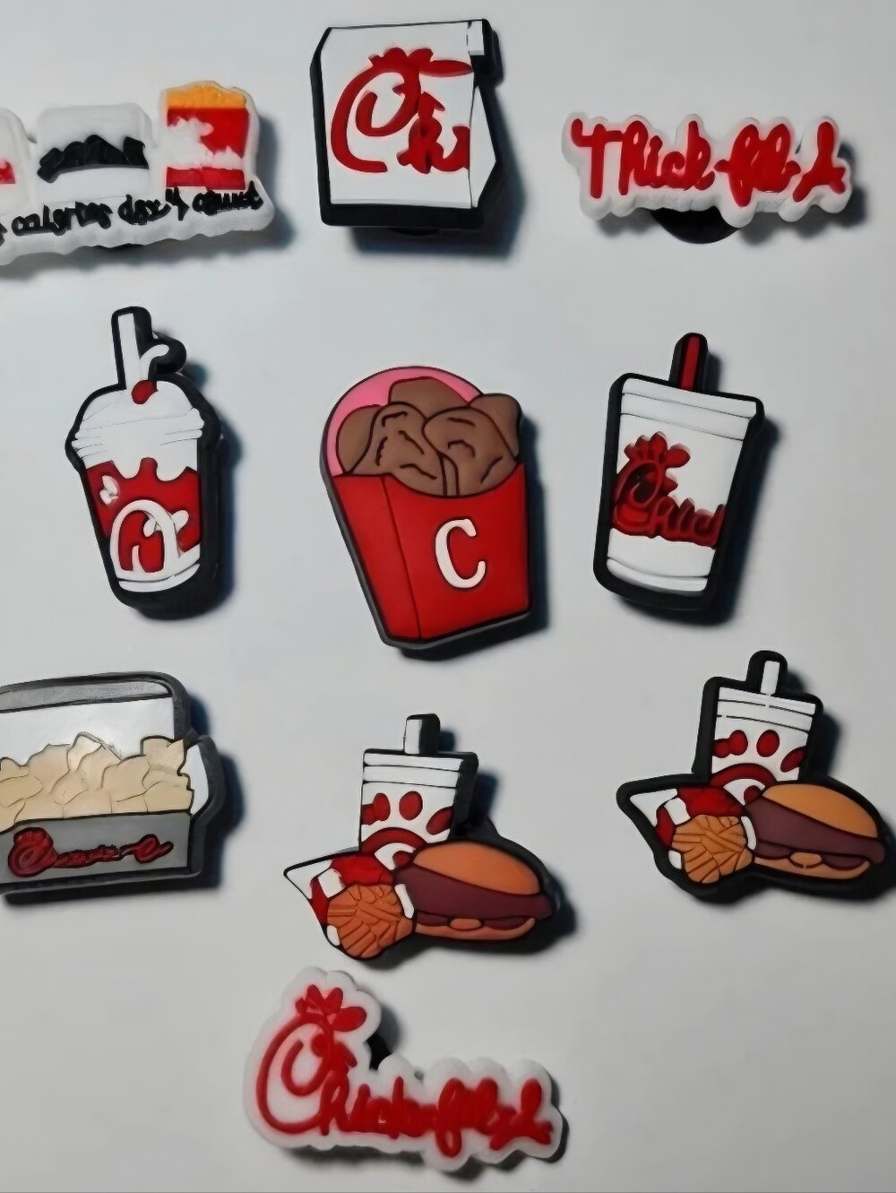 Food Shoe Charms for Crocs Chick fil A Dunkin Donuts - Picture 3 of 6